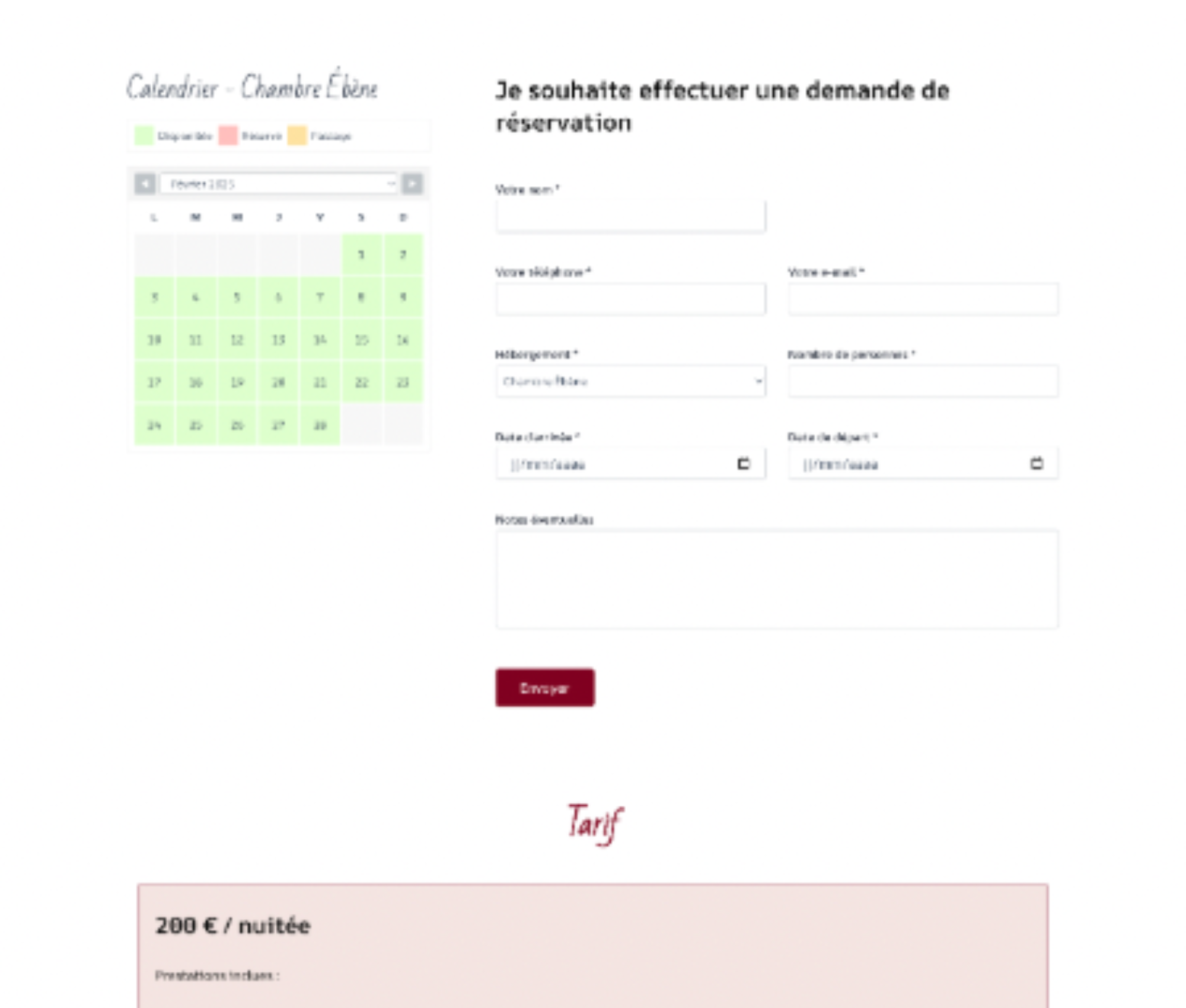 Création de sites web sur mesure pour gîtes et chambres d'hôtes par Bon site bon genre, avec des fonctionnalités avancées comme la réservation en ligne, blog, et intégration multilingue.